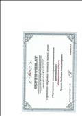 Сертификат о проведении непосредственно образовательной деятельности в старшей группе по формированию элементарных математических представлений "Путешествие в Африку"